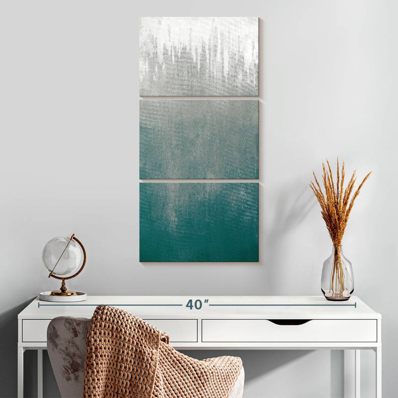 Vague verte I, H 32 po x l 15 po