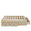 Grand lit plateforme avec 6 tiroirs-346571689