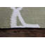 Gris/Tapis décoratif blanc cassé tissé à la main à motifs géométriques Ozzie-33385415
