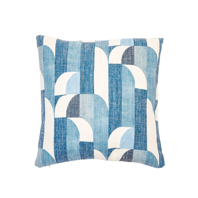Coussin Tribeca, Bleu, 24 po x 24 po