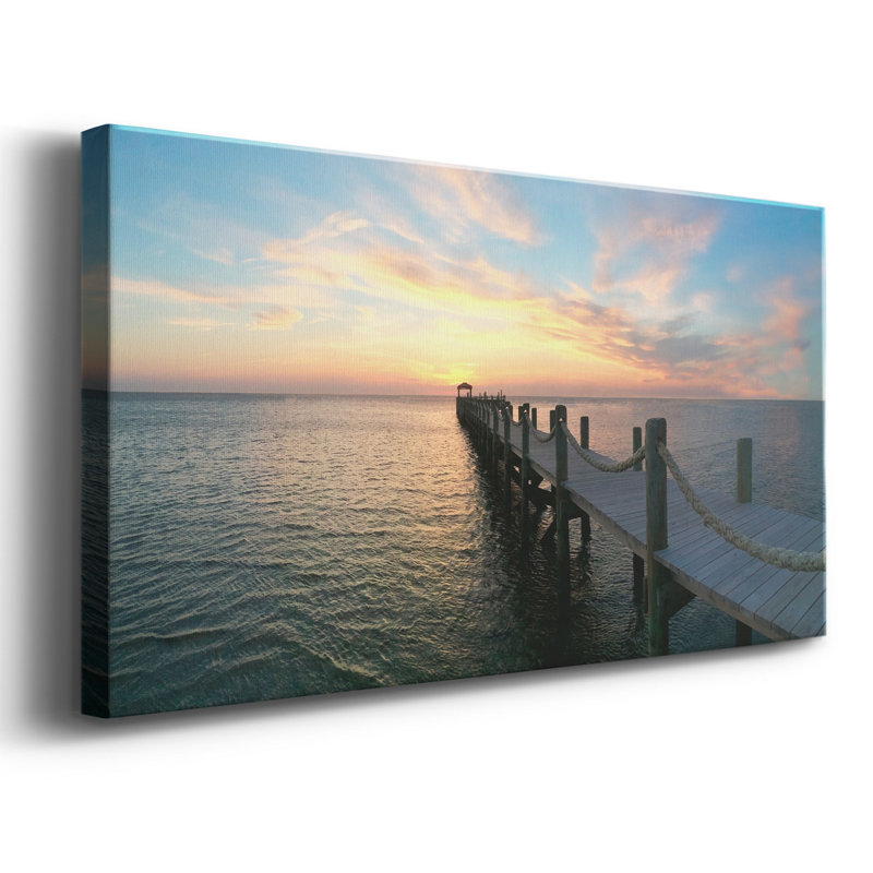 «Dockside», reproduction sur toile tendue, H 16 po x l 8 po x P 1 po