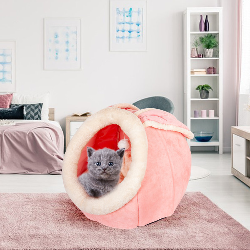 Lit pour chat avec lit pour chat, Rose