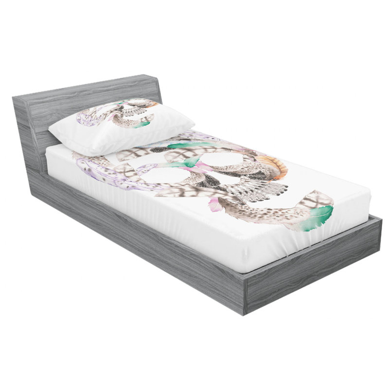 Microfiber Sheet Set, Queen Sheet Set with Fitted Sheet