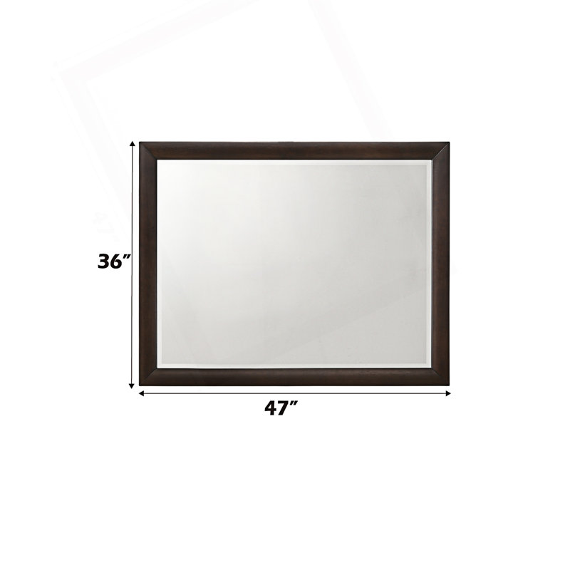 Miroir élégant pour commode rectangulaire
