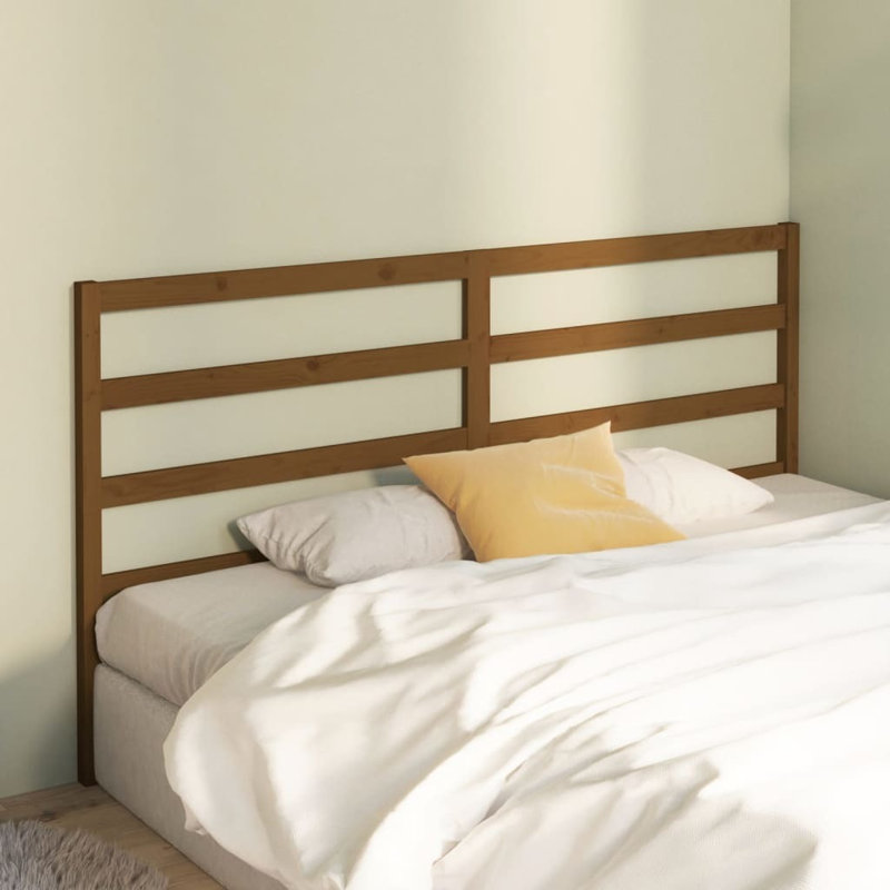 Eleonor Solid Wood Headboard, 100cm x 146cm, Brown