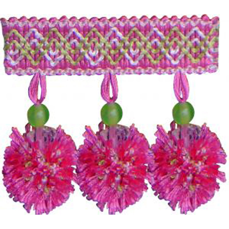Tissu de garniture Hoopla, Fuchsia