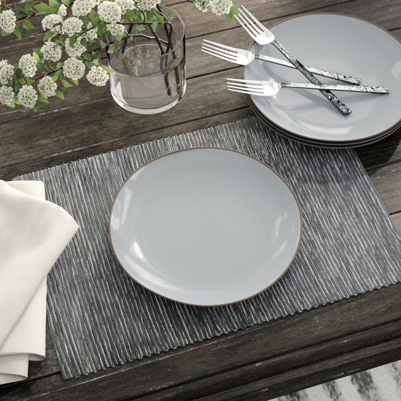 Connellsville 10" Dinner Plate, Agave White