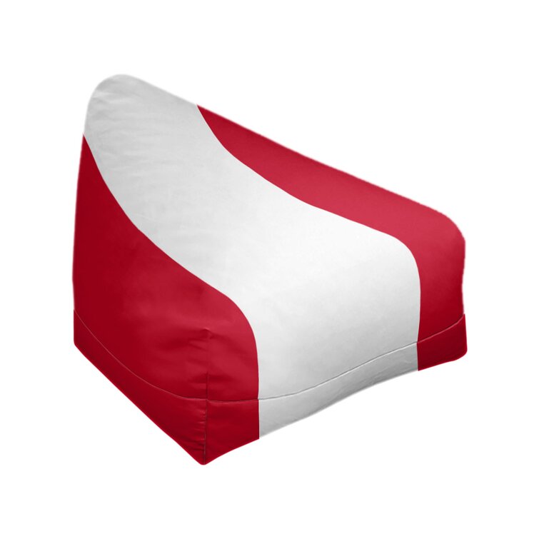 Cincinnati Standard Classic Bean Bag East Urban Home Fabric: Red/White/Black