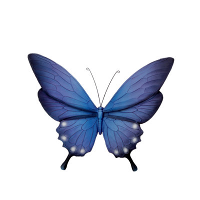 " Resin Butterfly Wall Plaque 9.5" "