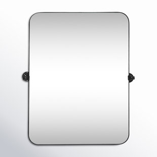 Qualls Metal Rectangle Wall Mirror