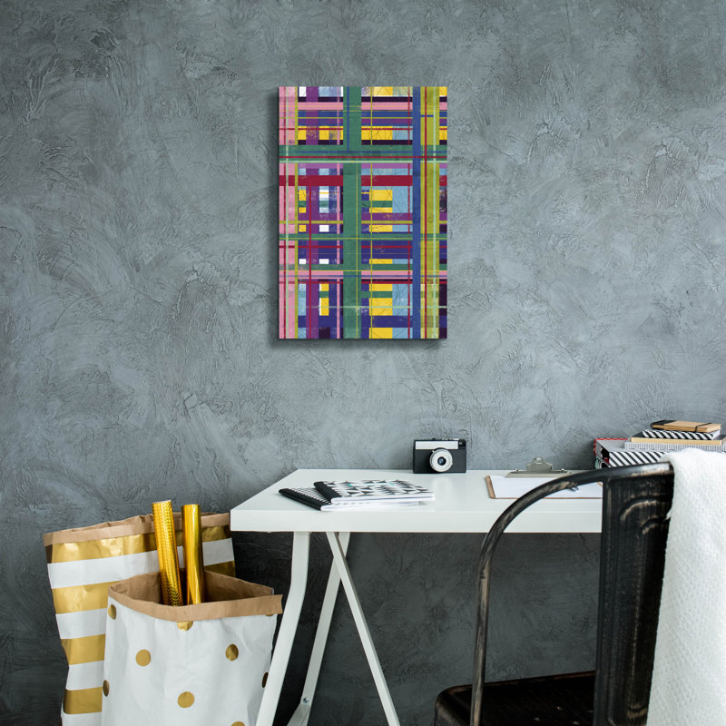  «Scaffold In Color 1» par Laura Gibson, art mural sur toile, 12 po x 18 po