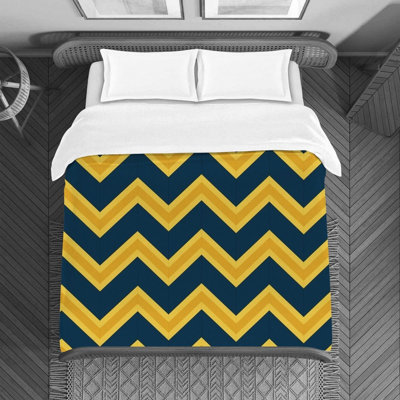 Polyester Chevron / Zig Zag Duvet Cover