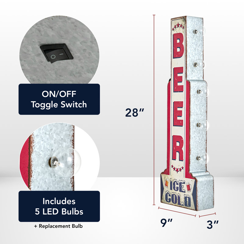 Enseigne lumineuse DEL 28 po Torbett