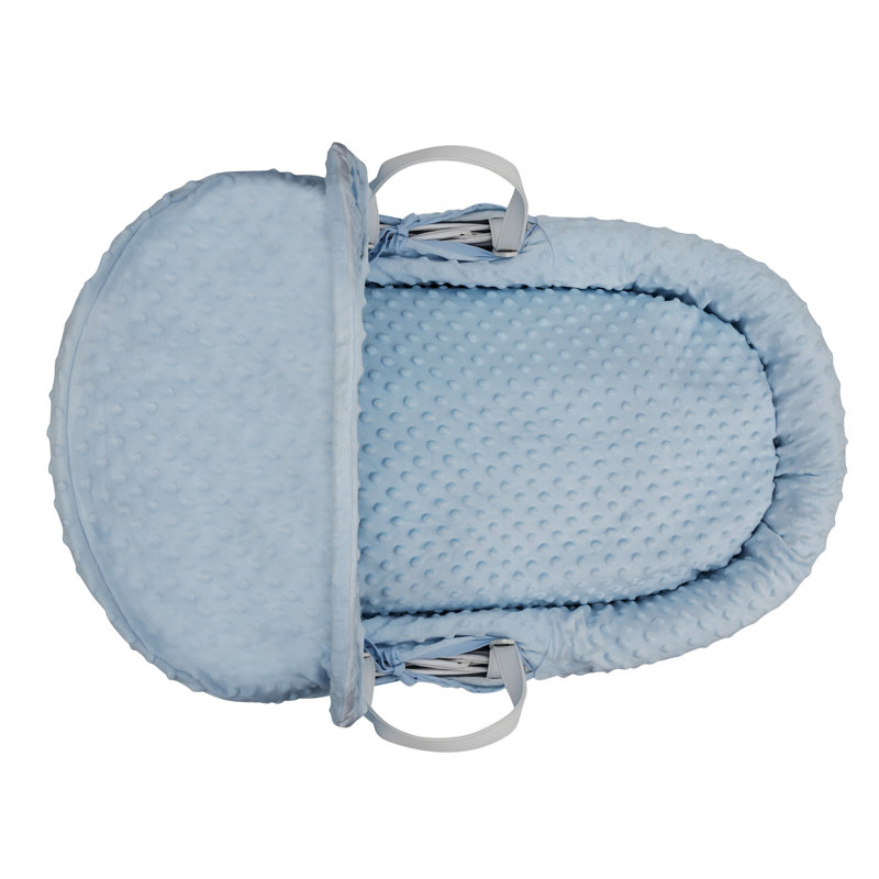 Moses Basket with Bedding with Mattress, Blue