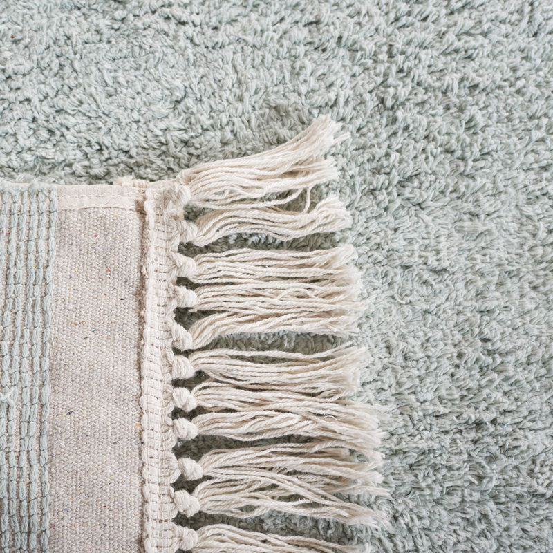 Jennaleigh Hand Woven Cotton Machine Washable Rug, Rectangle 5' x 8'