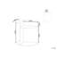 Metal Side Table with Storage-437833095