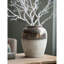 Vase d'appoint 13 x 13 x 16 po