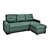 Polyester sarcelle