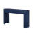 Entryway Table, Modern Console Table With Oval Top And 2 Drawers, Console Table For Indoor