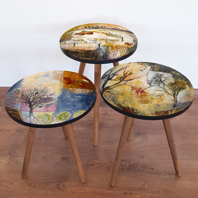 Tables gigognes 3 pieds Auer