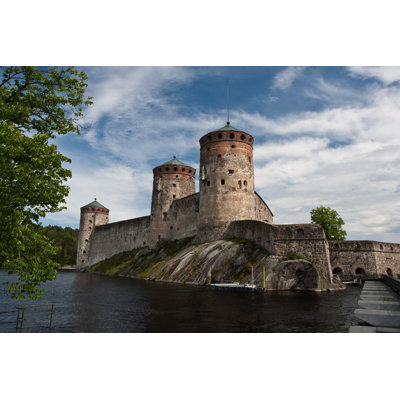 Cathal Olavinlinna Fortress by Mylcc75 - Wrapped Canvas Print