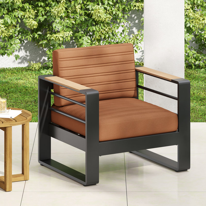 Fauteuil club Giovanna, Orange