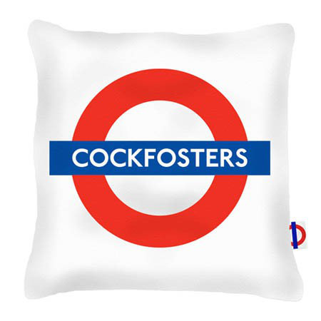 Cockfosters Tube Station London Transport Cushion