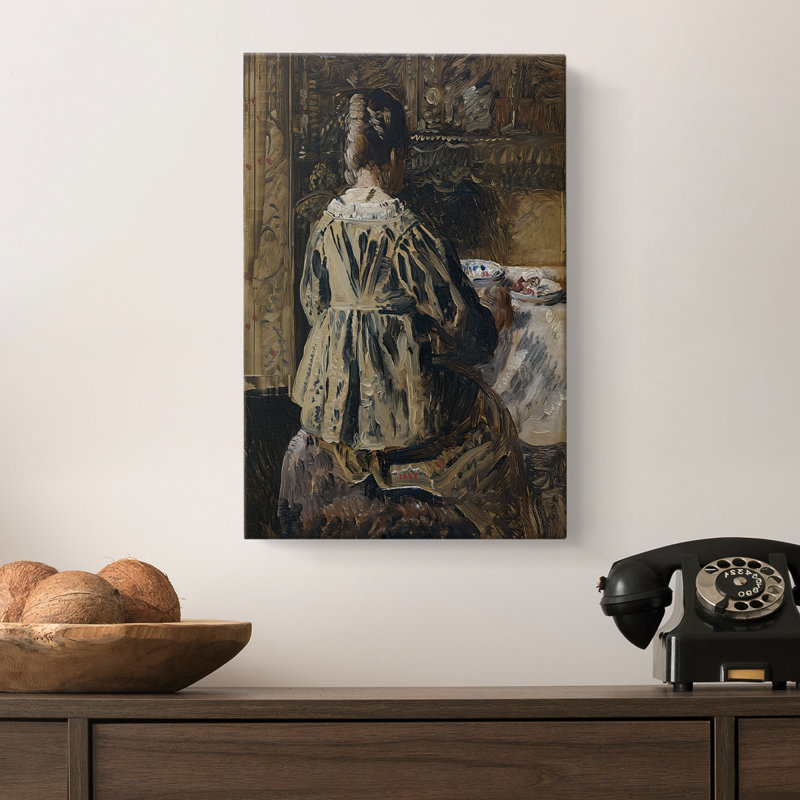 The Meal -Gallery Wrapped Canvas by Henri de Braekeleer, 12x18