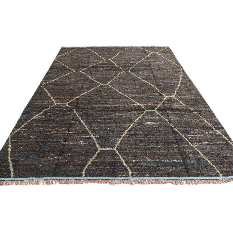 Tapis brun foncé Ottilie