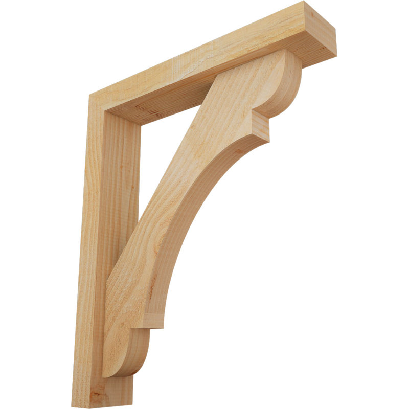 Support de scie brute brut 4 po x P 20 po x H 24 po avec support décalé, sapin Douglas, 24 x 20