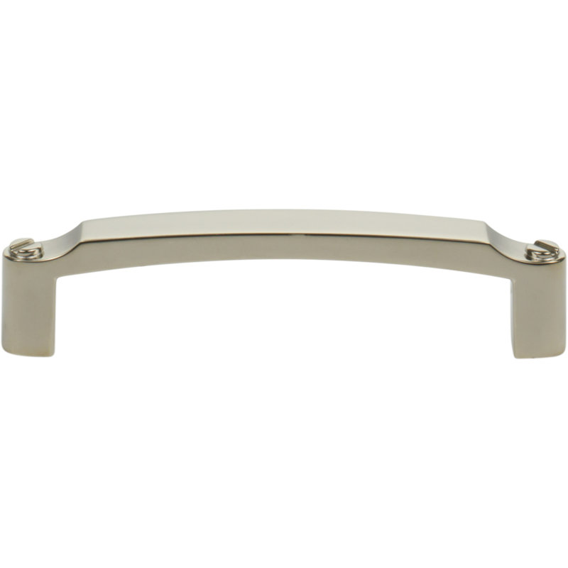 Haddonfield Bar Pull, Polished Nickel, 3 3/4" Center to Center