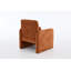 Fauteuil moderne recouvert de lin-130903767