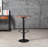 Aria-Dee Pine Round Solid Wood Top Metal Base Dining Table