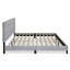Lit plateforme tapissier capitonné à profil bas Carlester-1237505573-1252647149