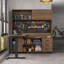 Armoire de garage avec établi réglable
