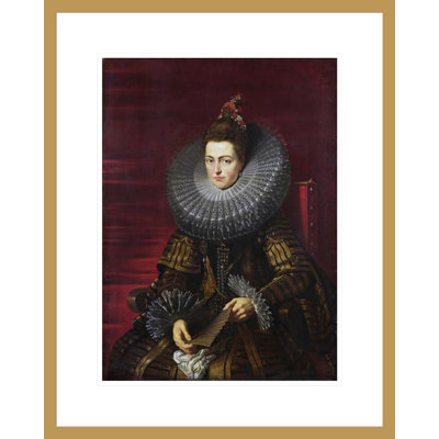 Infanta Isabella Clara Eugenia Regent of the Netherlands by Peter Paul Rubens -Framed Giclee Print