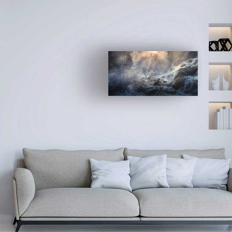 Qiye   Jiuzhaigou China Canvas Art, 12" H x 24" W