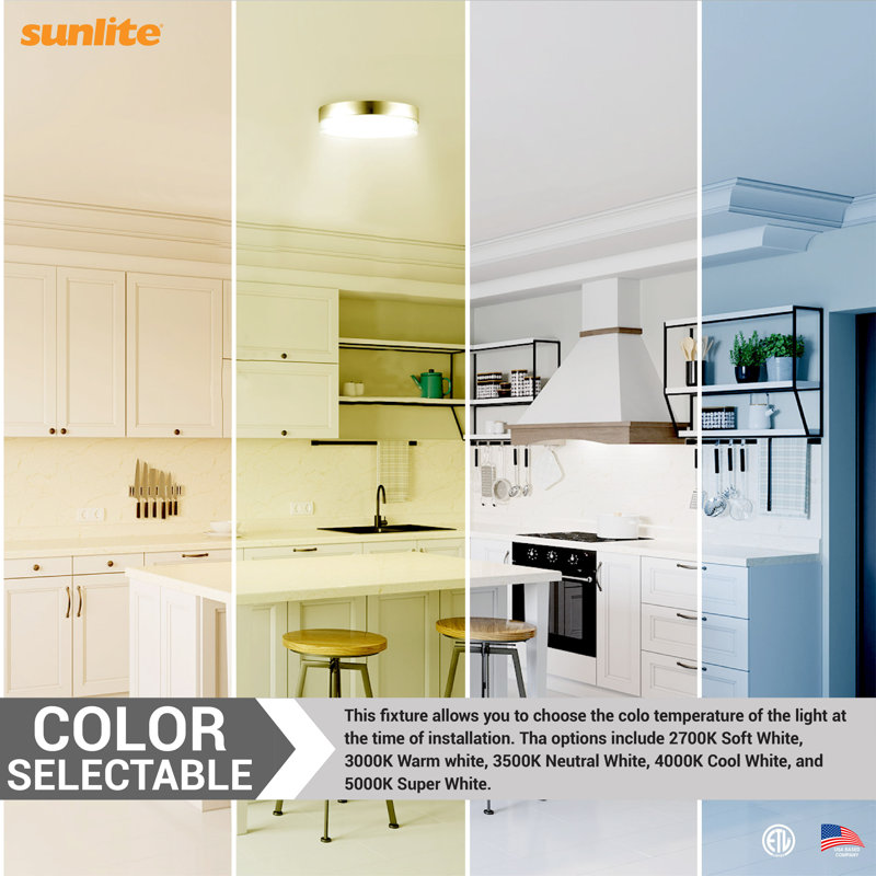 Glass LED Flush Mount