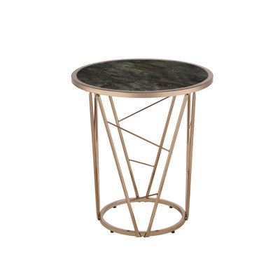 Arlanda Glass Top End Table