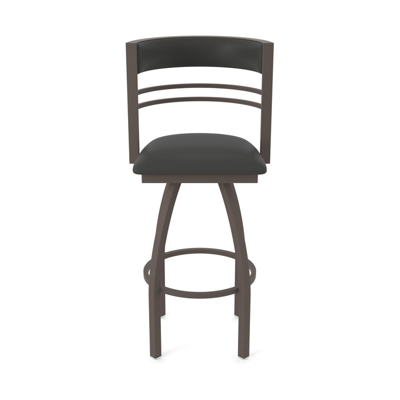 Hunter Swivel Stool, Bronze, Tabouret de bar (siège d'une hauteur de 36 po), Vinyle - Fer Canter