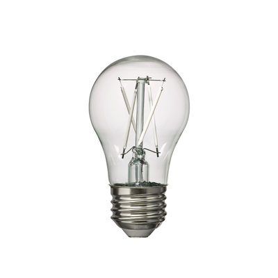Visual Comfort & Co. LED A15 shape 5W Soft White E-26 Medium base Clear Edison Style light bulb
