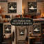 Halloween Wall Art, Ghost in Bathtub with Black Cat Halloween Pictures 30x40cm