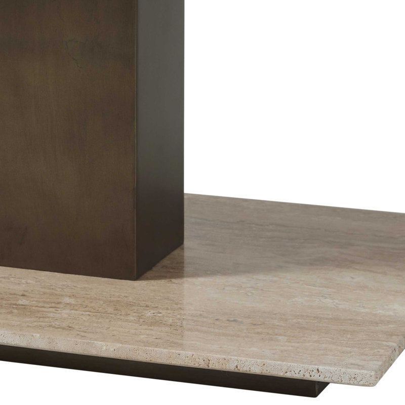  Table d'appoint à 3 niveaux Travertini