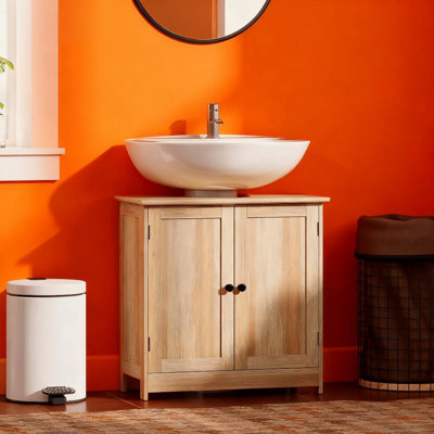 Meuble-lavabo sur pied 24 po avec 2 portes et tablette