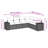 Vidaxl Garden Sofa Set Black, Cream White