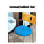 Ensemble de 2 chaises d'appoint 16,14 po à dossier uni orange