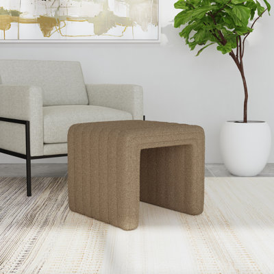 Aurealiz Modern Channel Ottoman