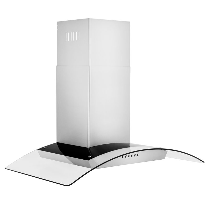 Hotte murale convertible 36 po ZLINE Alpine Series en acier inoxydable avec télécommande, éclairage DEL et filtres à chicane allant au lave-vaisselle ZLINE (ALP70WL-36)
