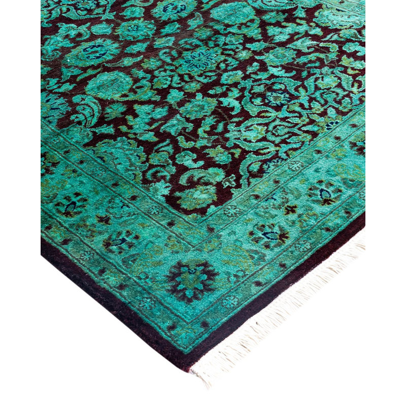 Overyed One-of-a-Kind Runner 2'6" X 13'9" Hand Knotted Area Rug