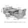 Errado Sofa Dining Set with Ice Bucket & Rising Table